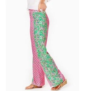 Lilly Pulitzer Pink Shady Bal Harbour Palazzo Pant